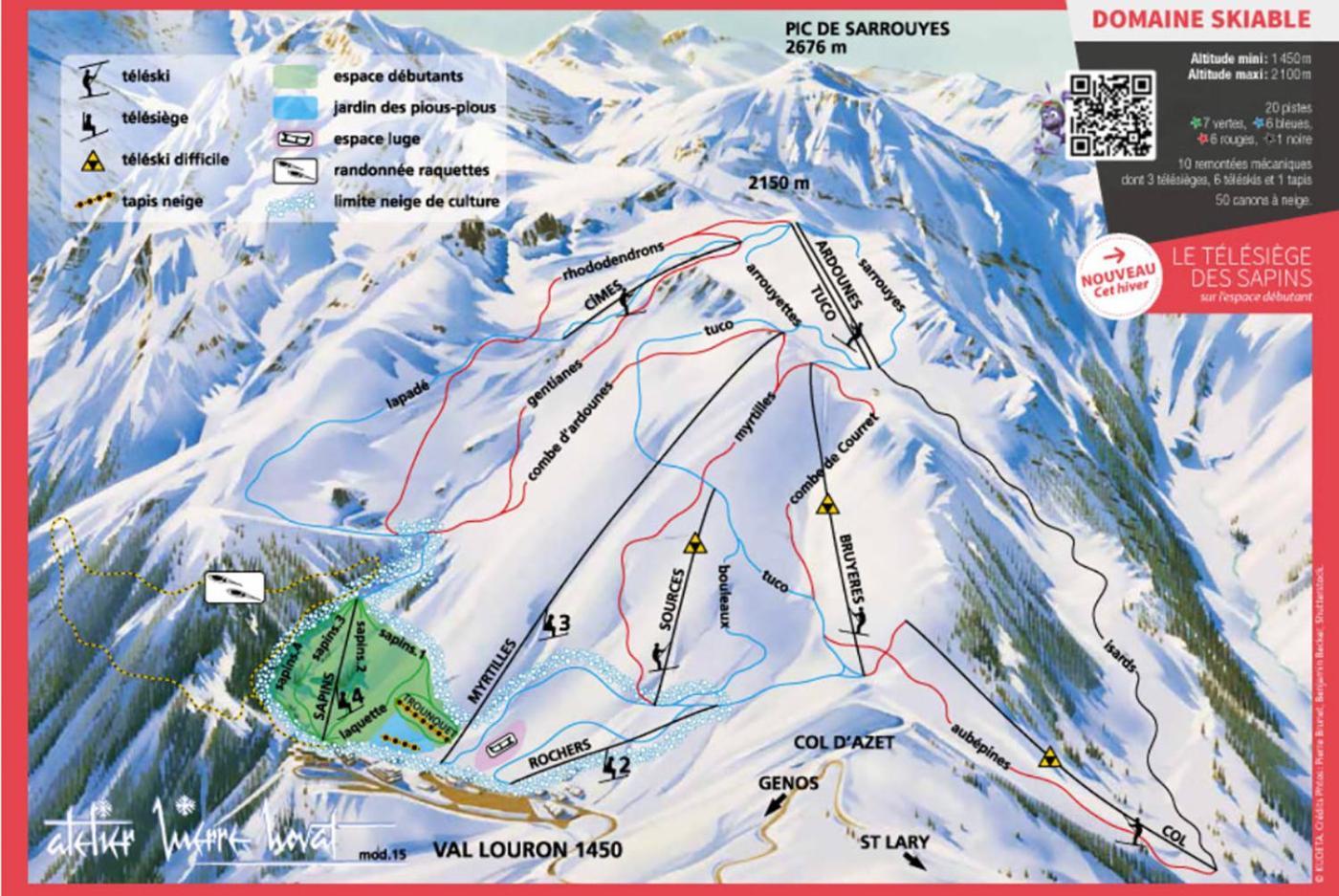 Les Gourgs Blancs - 80M Des Pistes - 6 Personnes Apartment Génos Exterior foto